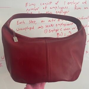 Vintage Coach Cherry Red Ergo Hobo XL 🍒